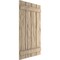 Ekena Millwork Rustic Four Board Spaced Board-n-Batten Riverwood Faux Wood Shutters, 23 1/2W x 32H, PR SHUBSS23X32RWPR - alternate 11